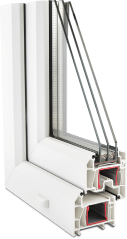 REHAU Пластиковое окно + москитная сетка РЕХАУ GRAZIO